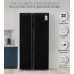 Refrigerator: Haier 602 L Double Door Side By Side Refrigerators, Expert Inverter Technology (HRS-682KS, Black Steel,Magic Convertible, Made In India, Gross Volume-630L)